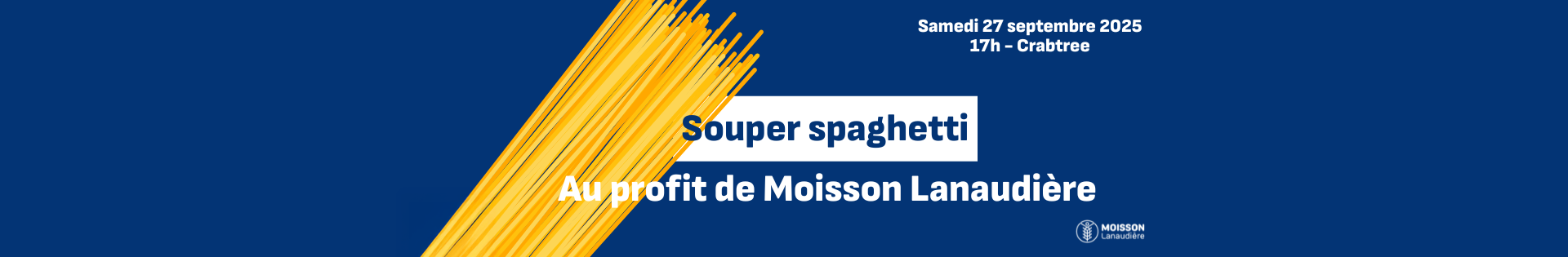 Moisson Lanaudière | Souper spaghetti